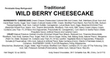 Andy Anand Wild Berry Cheesecake 9" - Made in Traditional Way - Creamy Delight for Every Occasion (2.8 lbs)