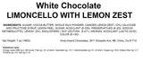 Andy Anand Deliciously Divine White Chocolate Limoncello with Lemon Zest Brittle-Nougat-Turron – Taste in Every Bite - 7 Oz