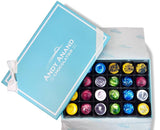 Andy Anand Luxury 24 Pc Belgian Bon Bon Chocolate Truffles with Delectable Ganache