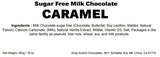 Caramelos sabrosos de chocolate con leche sin azúcar Andy Anand