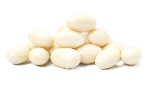 Andy Anand Belgian White Chocolate Almonds with Coconut 1 lbs, Pure Delight: Heavenly Chocolate Treats
