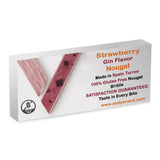 Andy Anand Deliciously Divine Strawberry Gin Flavor Soft Turron Nougats - Sweet Delights – 7 Oz
