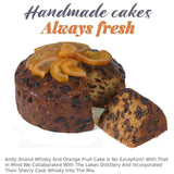 Andy Anand Whiskey & Orange Fruit Cake - Explosion Of Fruit - Delight in Every Bite (2.2 lbs)