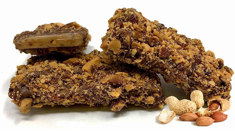 Andy Anand Sugar Free English Toffee Peanut Brittle 1 lbs Keto & Diabetic Friendly, Indulgence in Every Bite!