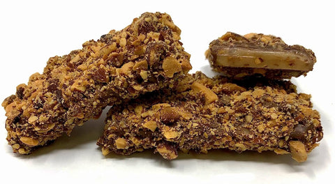 Andy Anand Dark Chocolate English Toffee with Nuts 1 lbs - Heavenly Cacao Charms: Enchanting Flavors