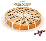Andy Anand Mocha Cheesecake 9" - Made in Traditional Way - Indulge in Pure Delight (2 lbs)